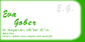 eva gober business card